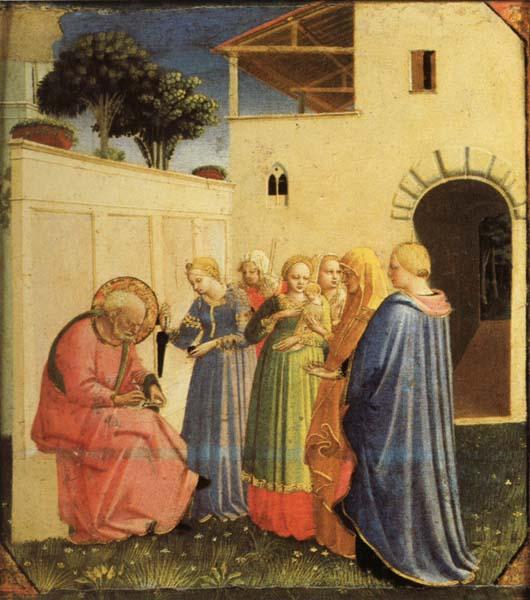 Fra Angelico The Naming of the Baptist